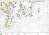 NOAA Nautical Chart 13313: Approaches to Blue Hill Bay